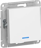 Выключатель с подсветкой без рамки Systeme Electric AtlasDesign 1-кл. лотос картинка